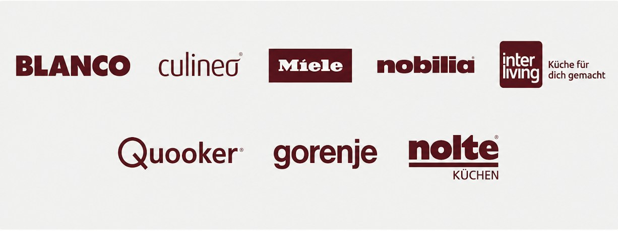 Küchenmarken Blanco, Culineo, Miele, Nobilia, Interliving, Quooker, Gorenje und Nolte Küchen